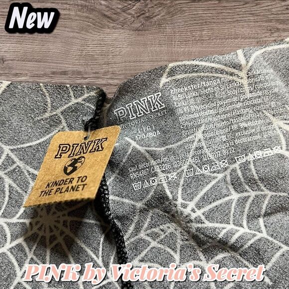 New PINK by Victoria’s Secret Cheekster Panty – Spiderweb Print, Size L - Picture 4 of 4